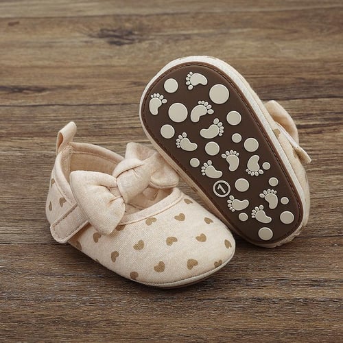 Baby Girls Cotton Shoes Heart Star Print Spring Autumn Toddlers