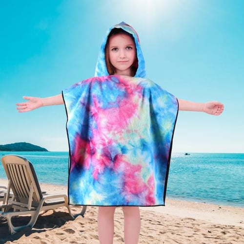 Cloak Beach Towel Wearable Highly Absorbent Breathable Lightweight