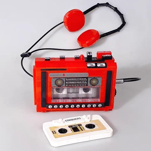 00989 Music Tape Recorder Song Radio Earphone Headphone Machine