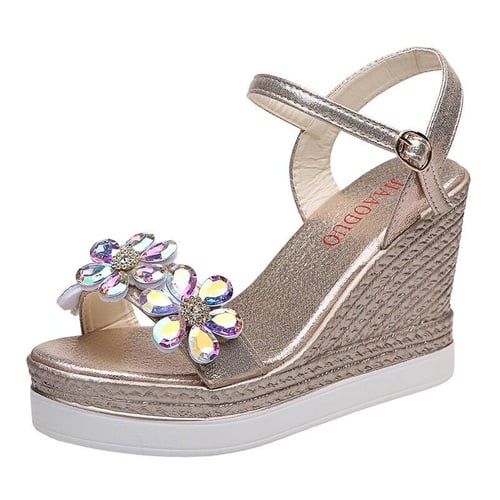 Girls silver wedges hot sale
