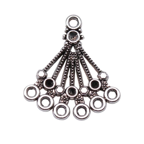 10pcs Porous Earring Connector Jewelry Components Accessories
