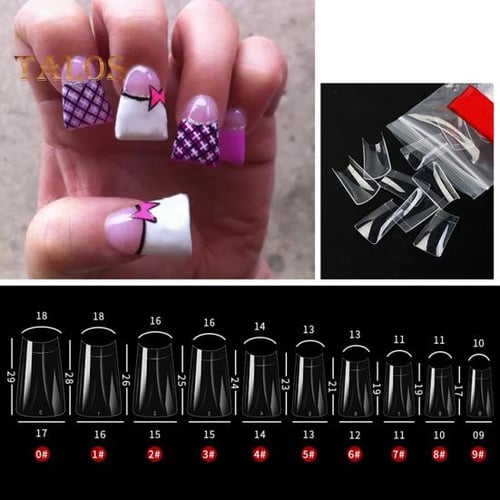 500Pcs False Nails Long Lasting DIY Professional Creative Duck