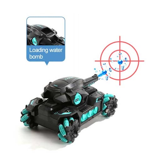 Car Tank Fight Water Bullet Launch Remote Control Car Toys For