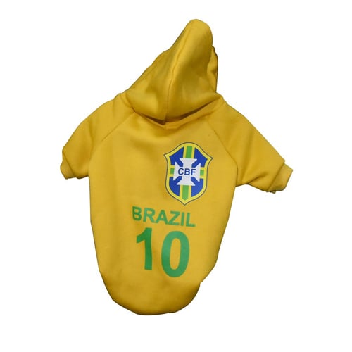 Brazil soccer clothing top