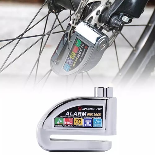 1 Set Bike Lock Wheel Up waterproof Anti Theft High Decibel 6mm Pin Alarm Disc Brake Lock Bike Lock Safety Device for Motorcycle buy 1 Set Bike Lock
