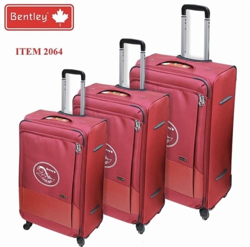 Bentley Expandable Travel suitcase Travel Bags Soft Cover 4 wheels Luggage 3 Piece Set buy Bentley Expandable Travel suitcase Travel Bags Soft