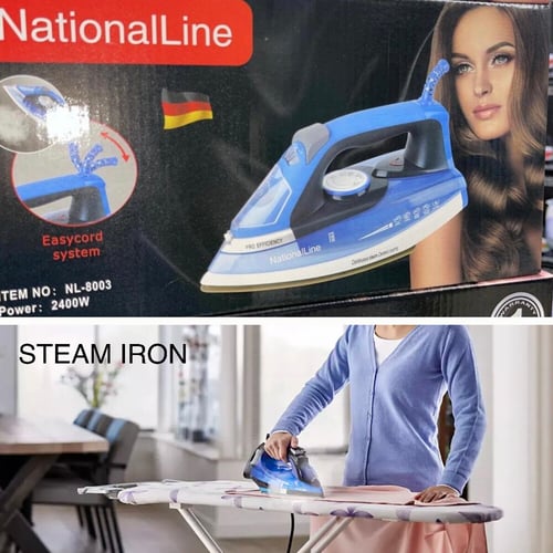 National clearance steam iron