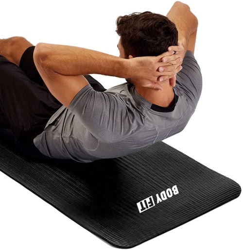 Bodyfit Exercise Yoga NBR Mat Extra Thick 1.5cm Carry Bag Sling Straps Available In 5 Colors buy Bodyfit Exercise Yoga NBR Mat Extra Thick 1.5cm