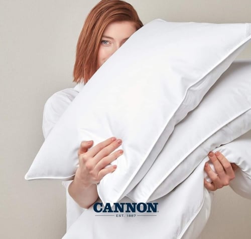 Cannon feather top pillow