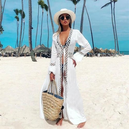 White cheap beach cardigan