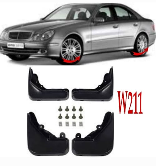 W211 on sale mud flaps