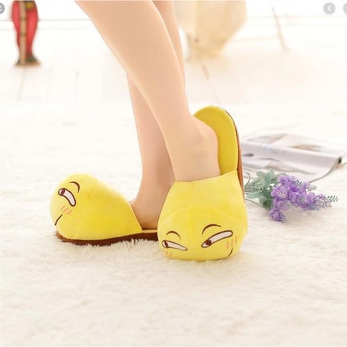 Cool Gift Women Emoji Slippers Plush Stuffed buy Cool Gift Women