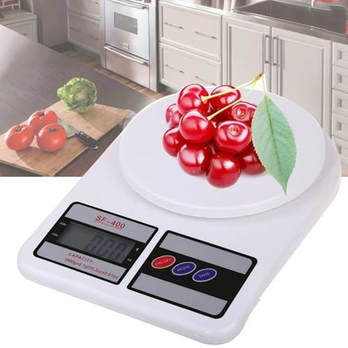 Cool Gift SF 400 10KG 1g Kitchen Mail LCD Digital Scale White