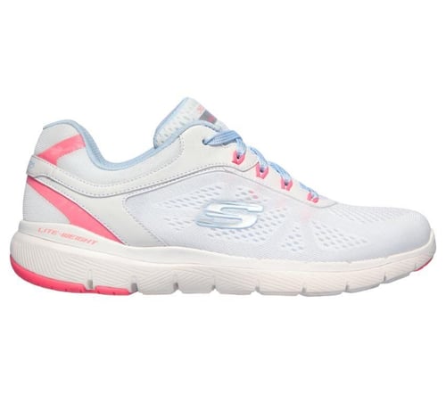 Skechers Women s Flex Appeal 3.0 Moving Fast White Shoes