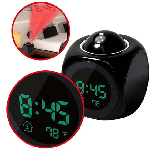 Multi Function Lcd Projection Alarm, Alarm Clock With Projection Light