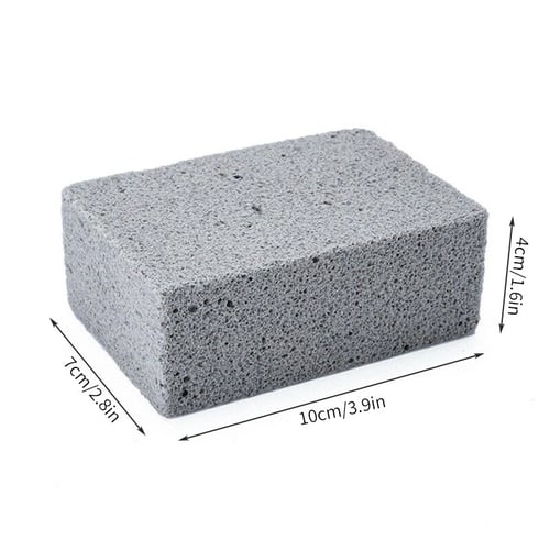 3 Pcs BBQ Grill Cleaning Brick Block Barbecue Racks Stains Grease Cleaning Stone 
