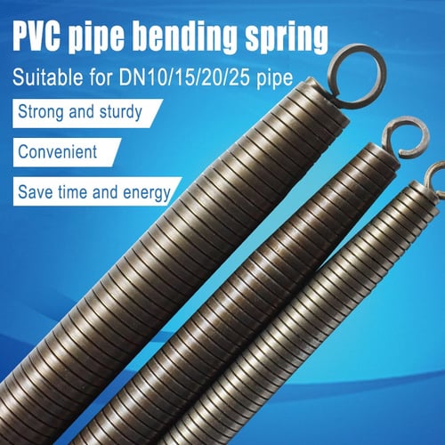 5pcs Manual PVC Wire Spring Pipe Bender Curve Springs Tube Bending Tools 20 