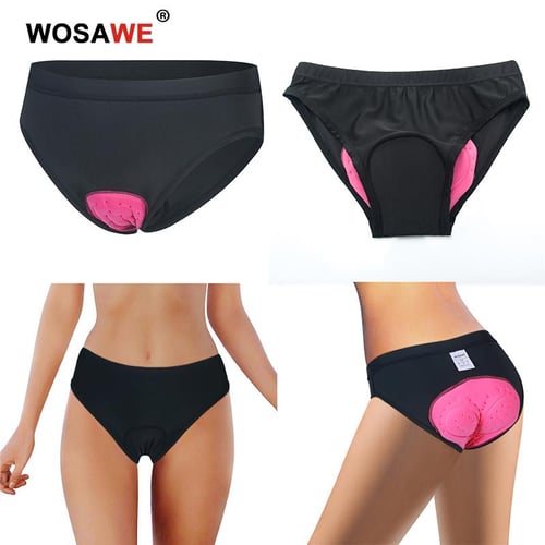 Womens Padded Bike Underwear  Bicycle Underwear Underpants