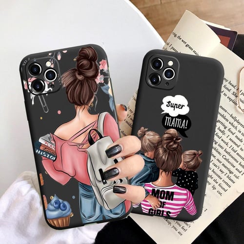 Fashion Girls Phone Case for iPhone 15 14 13 12 11 Pro Max Case Coque for  iPhone XR X XS Mini SE 7 8 Plus Cover Shockproof Funda