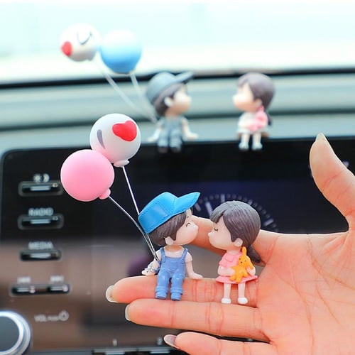 Cute Car Interior Decoration Ornaments Creative Cartoon Couple