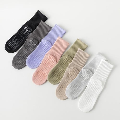 New Five Toes Yoga Socks Silicone Non-slip Solid Color Ballet