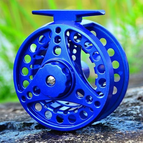 Cheap Goture New Cyrax Fly Fishing Reel Large Arbor CNC Machined Aluminum  Alloy Metal Fly Reel 3BB 3/4 5/6 7/8 9/10 WT For Saltwater