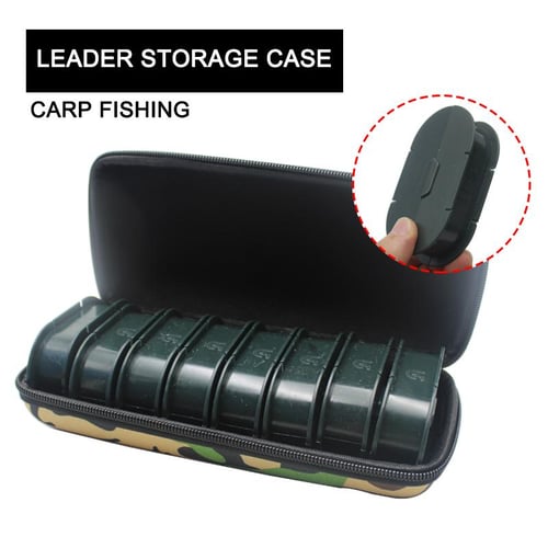 1Box Carp Fishing Tools Leader Storage Case Box Plastic Slot To Fix Two  Parts Hair Ronnie Zig Rig Carp Fishing Terminal Tackle Accessories - buy  1Box