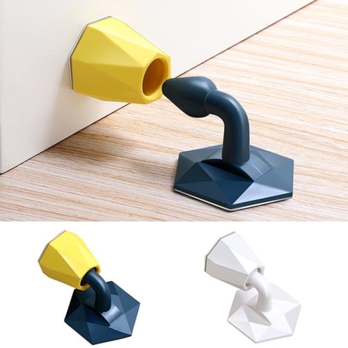 Doorstop Door Stop Catch Holder with Hook Sound Dampening Bumper