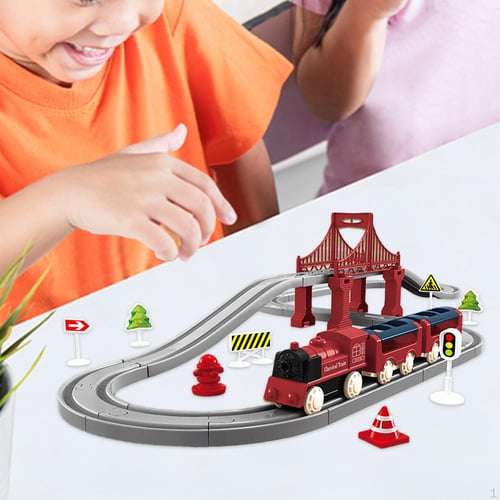 Electric train set store accessories