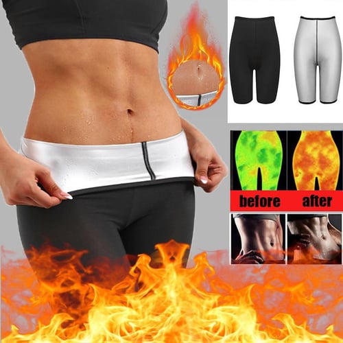 Sauna Leggings for Women Weight Loss, Waist Trainer Sweat Pants, High Waist  Workout Training Body Shaper Sweatsuit,S,Black : : Sports &  Outdoors