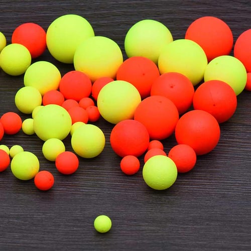 100PCS Foam Floats Ball Beads Beans Pompano Float Bottom Rig Rigging  Material for Saltwater Freshwater Fishing Fake Bait - buy 100PCS Foam  Floats Ball Beads Beans Pompano Float Bottom Rig Rigging Material
