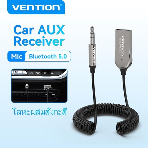 Vention Bluetooth Receiver 5.0 Adapter Hands-Free Car Kits AUX