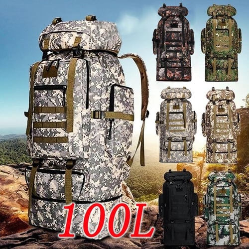 100L Multi-Color Large Capacity Travel Rucksack Outdoor Climbing