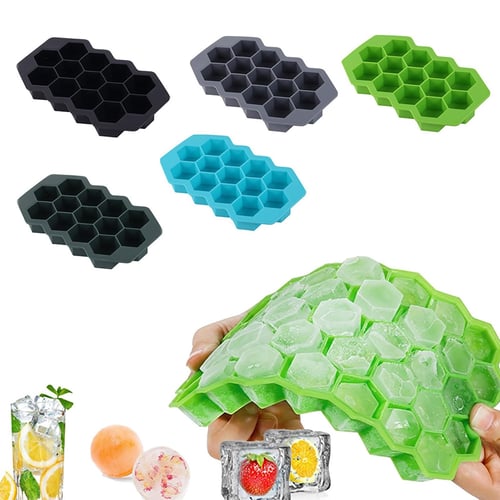 Sagit Funny Silicone Ice Cube-Tray With Lid Fill-And Release Ice