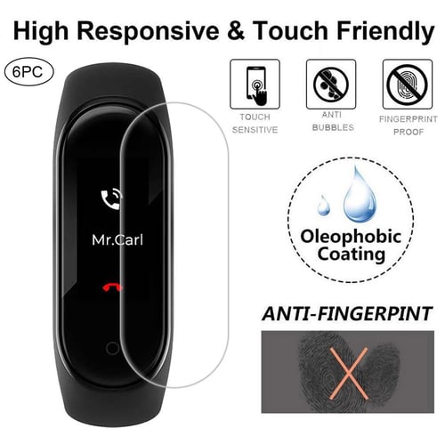 5PCS Hydrogel Film For Xiaomi Mi Band 8 Screen Protector on Xiomi Miband 7  6 band8