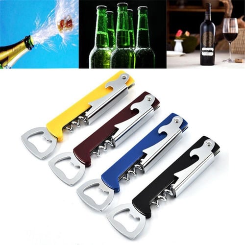 Beer Bottle Opener Multifunctional Small 2 In 1 Soda Can Corkscrew