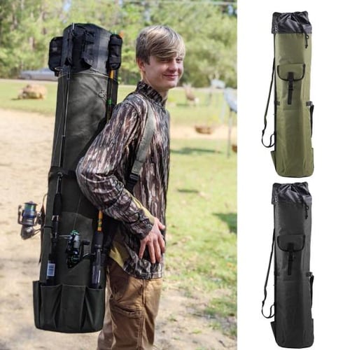 Large Capacity Waterproof Travel-friendly Portable Fishing Pole Carrier  Case Fishing Gear Organizer - buy Large Capacity Waterproof Travel-friendly  Portable Fishing Pole Carrier Case Fishing Gear Organizer: prices, reviews