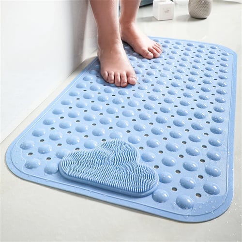 Non Slip Bath Mat Shower Mats With Feet Massage, Eco-friendly Pvc Anti  Mould Bathroom Bathtub Mat,40 X 70cm