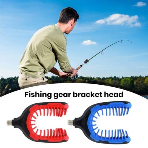 Brand New Fishing Rod Holder Rod Rest Carp Fishing Tackle Gripper Rest Red  Blue
