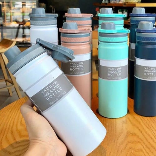 530/750ML Tyeso Thermos Bottle Stainless Steel Vacuum Flask Insulated Water  Bottle Travel Cup For children Coffee Mug Termica