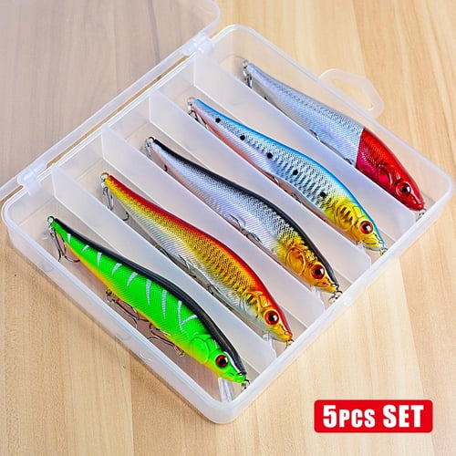 1 Set or Retail Crankbaits Mixed Colors Fishing Lures Minnow Baits