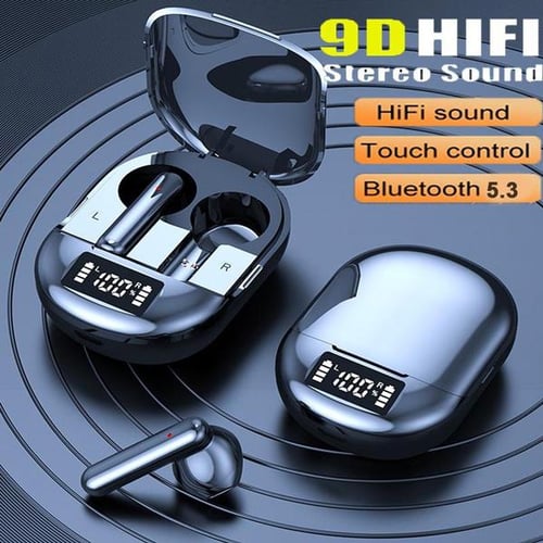 Wireless Bluetooth Headset Sports Headphones Earphone Noise Cancelling  Sound Mic