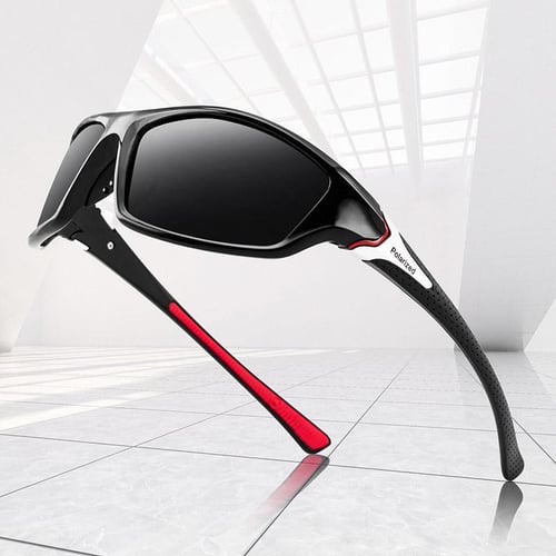 Cheap Queshark TR90 Polarized Cycling Sunglasses Ultralight Driving Glasses  Bicycle Goggles UV400 Gafas De Sol