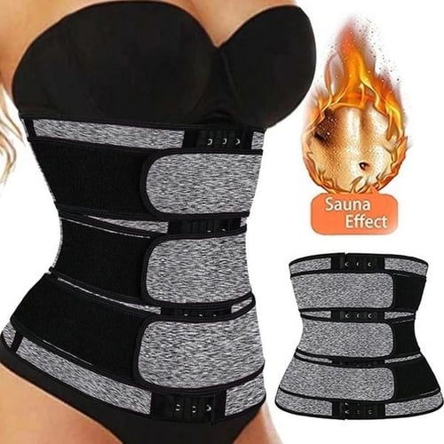 Sauna Slimming Belt Women Belt Belly Sheath Corset Sweat Fat Burning Body  Shaper