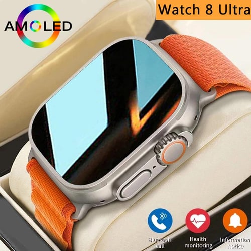 2023 New Hk8 Pro Max Ultra Smart Watch Men Series 8 49mm 2.12 Inch High  Refresh Rtae Screen Nfc Iwo Smartwatch Women +box