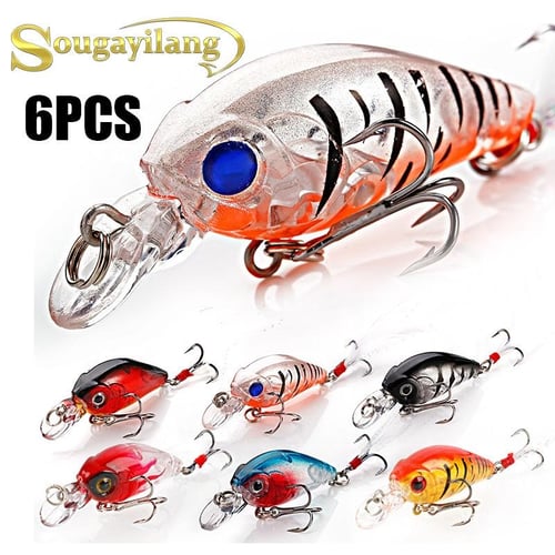 Cheap M157 12.3g/8.5cm Minnow Fishing Lures Colorful Artificial Fake Baits  Crankbait For Freshwater