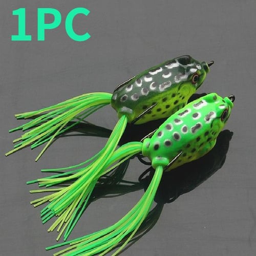 1Pc Soft Toad Frogs Bass Fishing Lure Hollow Body Frogs Fishing Lures Baits  - buy 1Pc Soft Toad Frogs Bass Fishing Lure Hollow Body Frogs Fishing Lures  Baits: prices, reviews