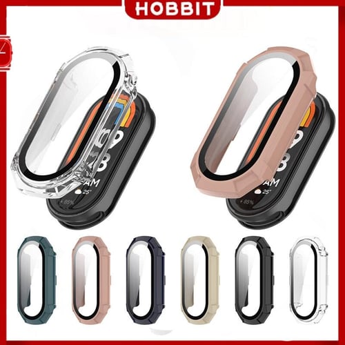 TPU Soft Protective Cover For Xiaomi Mi Band 8 Case Screen Protector Shell  Bumper Plated Cases Mi Band Bracelet smart watch