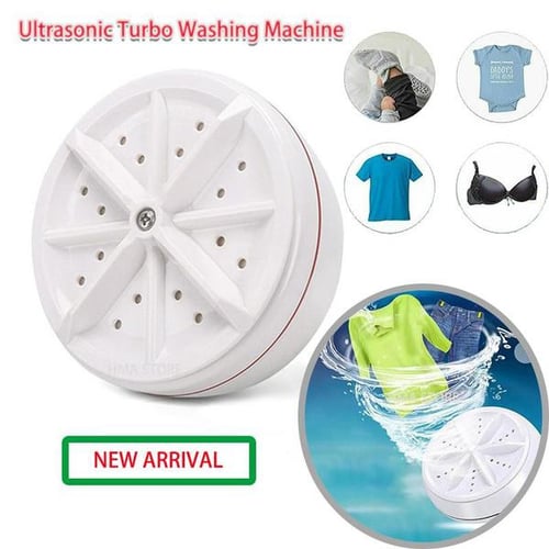 Portable Travel Underwear Turbo Spinning Washer Fully Automatic Mini Small  Washing Machine 