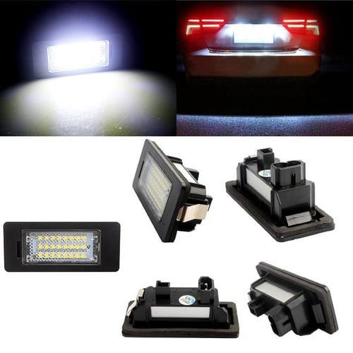2Pcs Car License plate lamp led lights For BMW E82 E88 E39 E60 E61